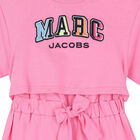 فستان بالشعار باللون الزهري, 1, hi-res