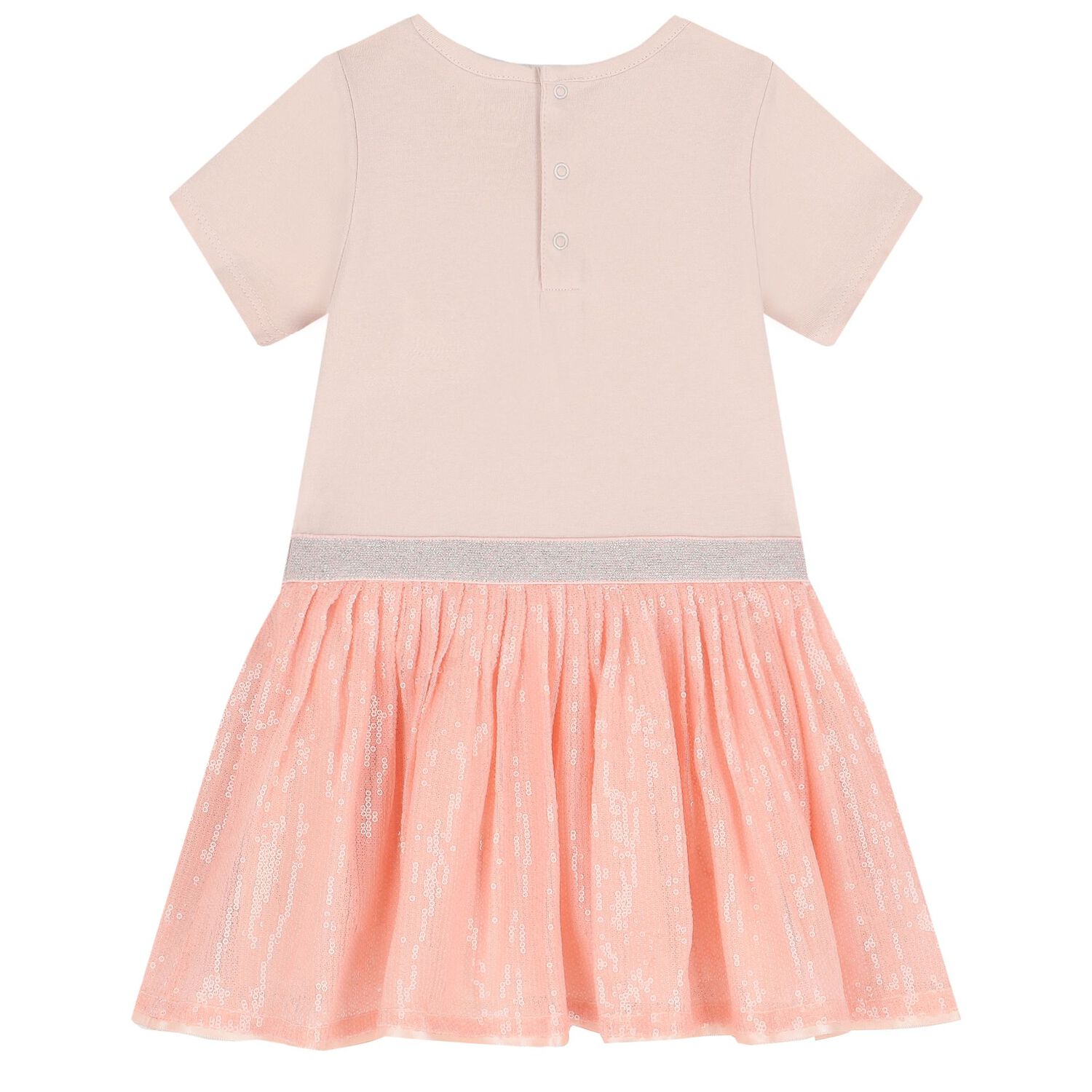 Younger Girls Pink Sequin Dress Set, 2, hi-res image number null