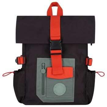 Stella McCartney Boys Black & Green Backpack, 1 Boys Black & Green Backpack