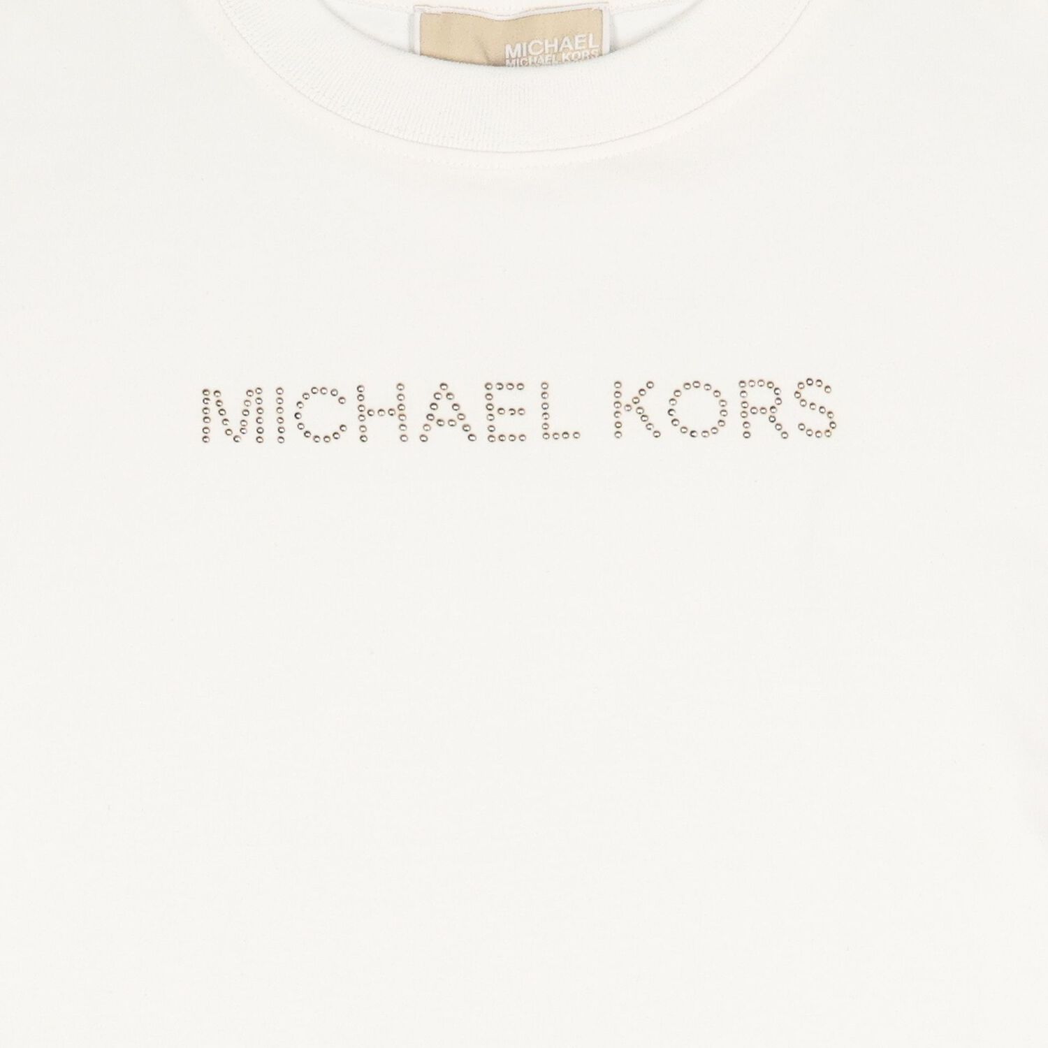 Girls Ivory Logo T-Shirt, 1, hi-res