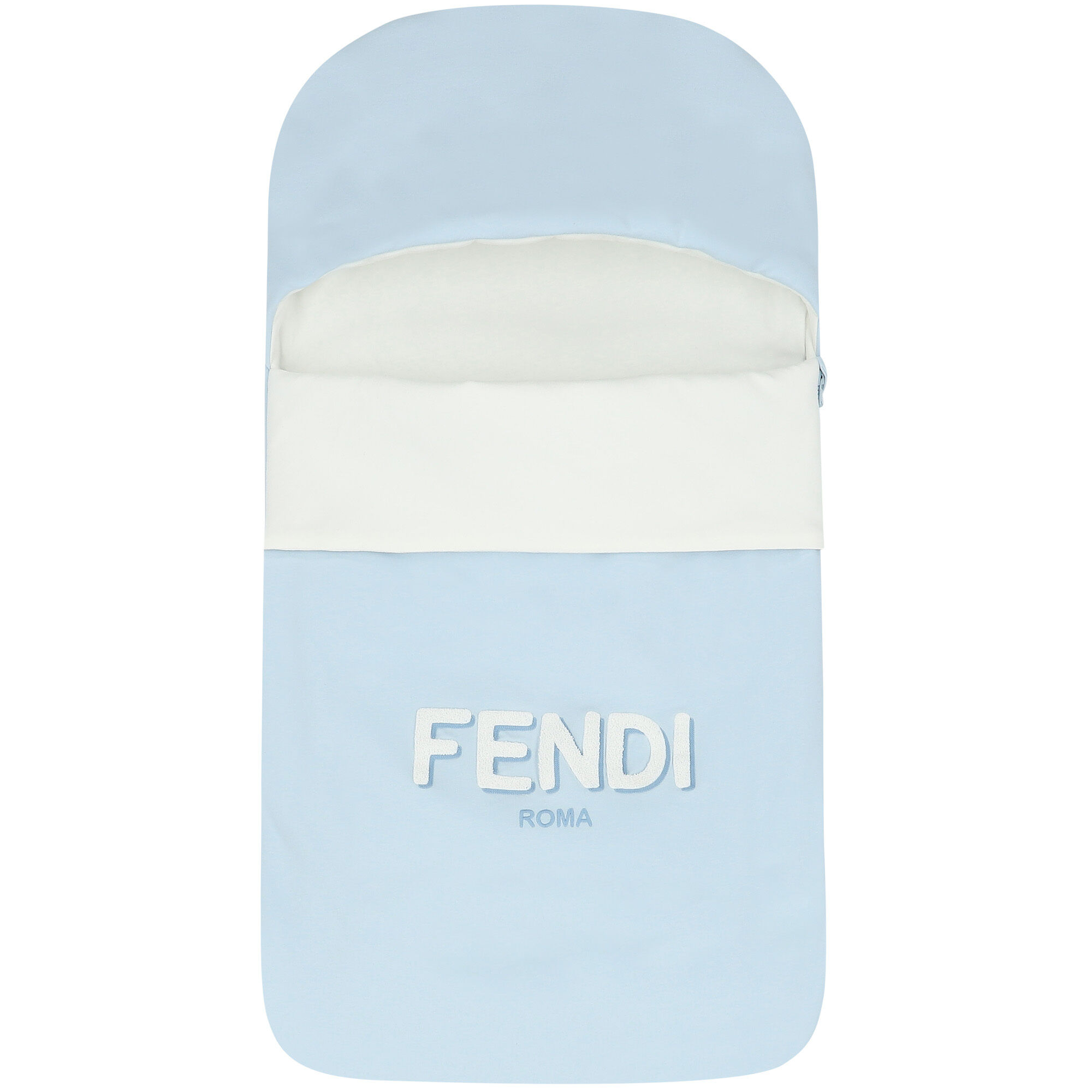 Fendi Blue Logo Baby Nest Junior Couture