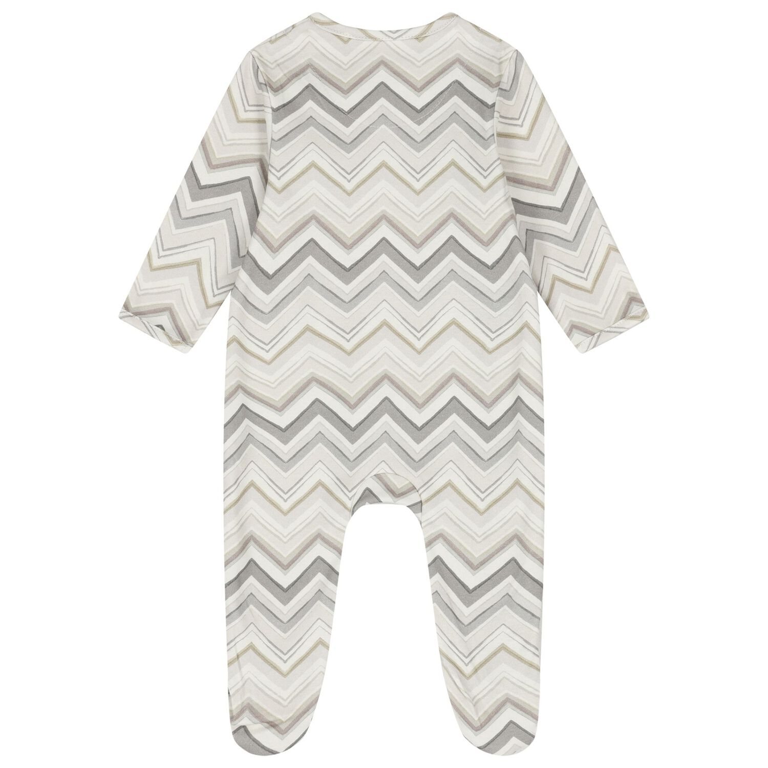 Grey Zig Zag Babygrow, 4, hi-res image number null