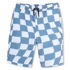 Boys Blue & White Checkerboard Swim Shorts , 1, hi-res