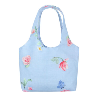 Girls Blue Floral Bag