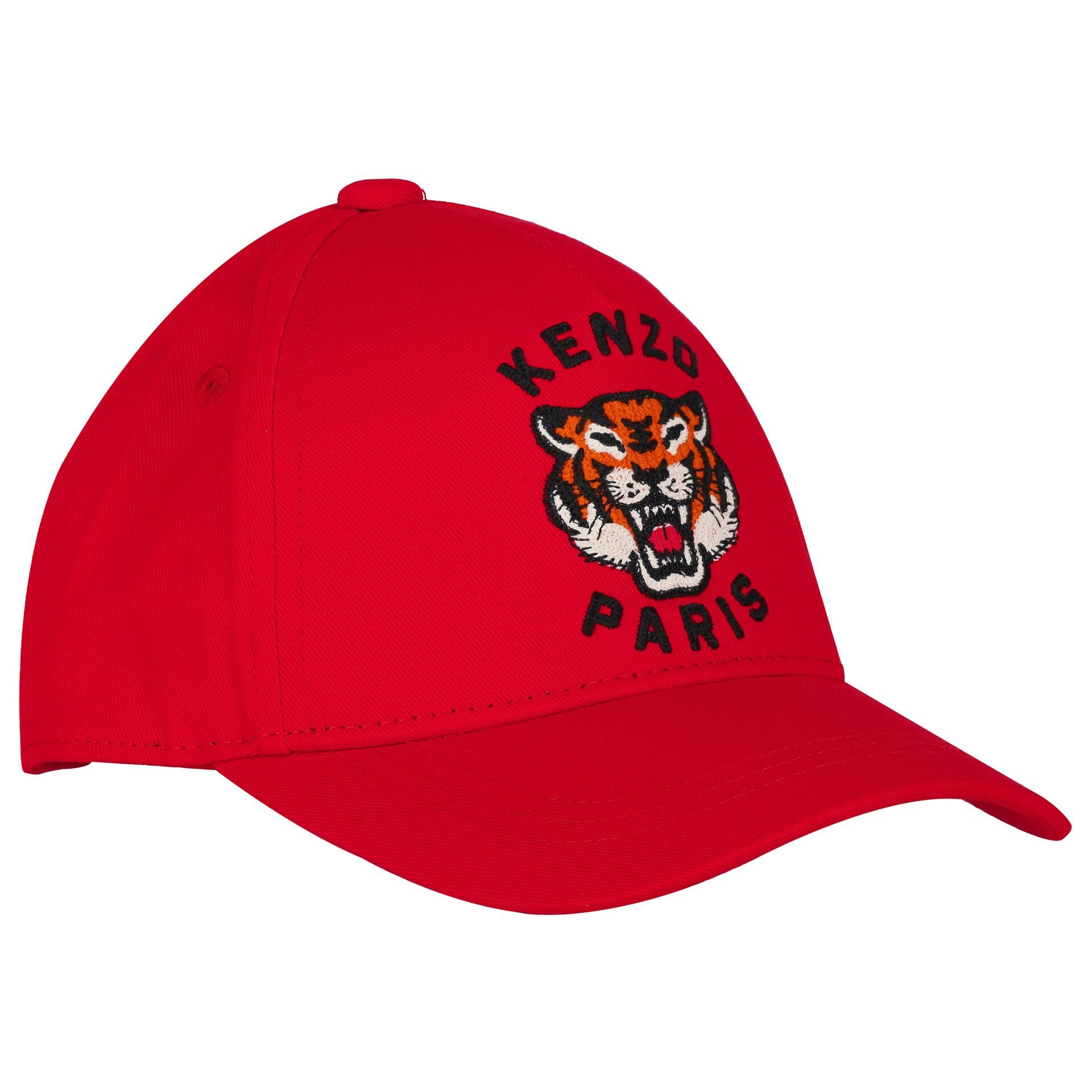 KENZO KIDS Red Tiger Logo Cap | Junior Couture
