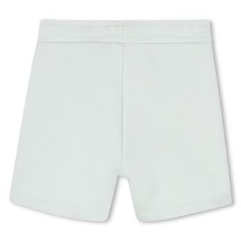 Younger Boys Green Logo Shorts