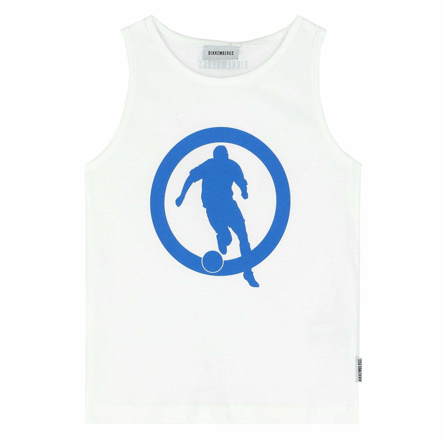 Boys White & Blue Logo Shorts Set, 1, hi-res image number null