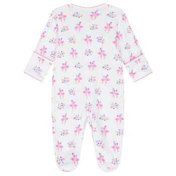 Baby Girls Flamingo Babygrow