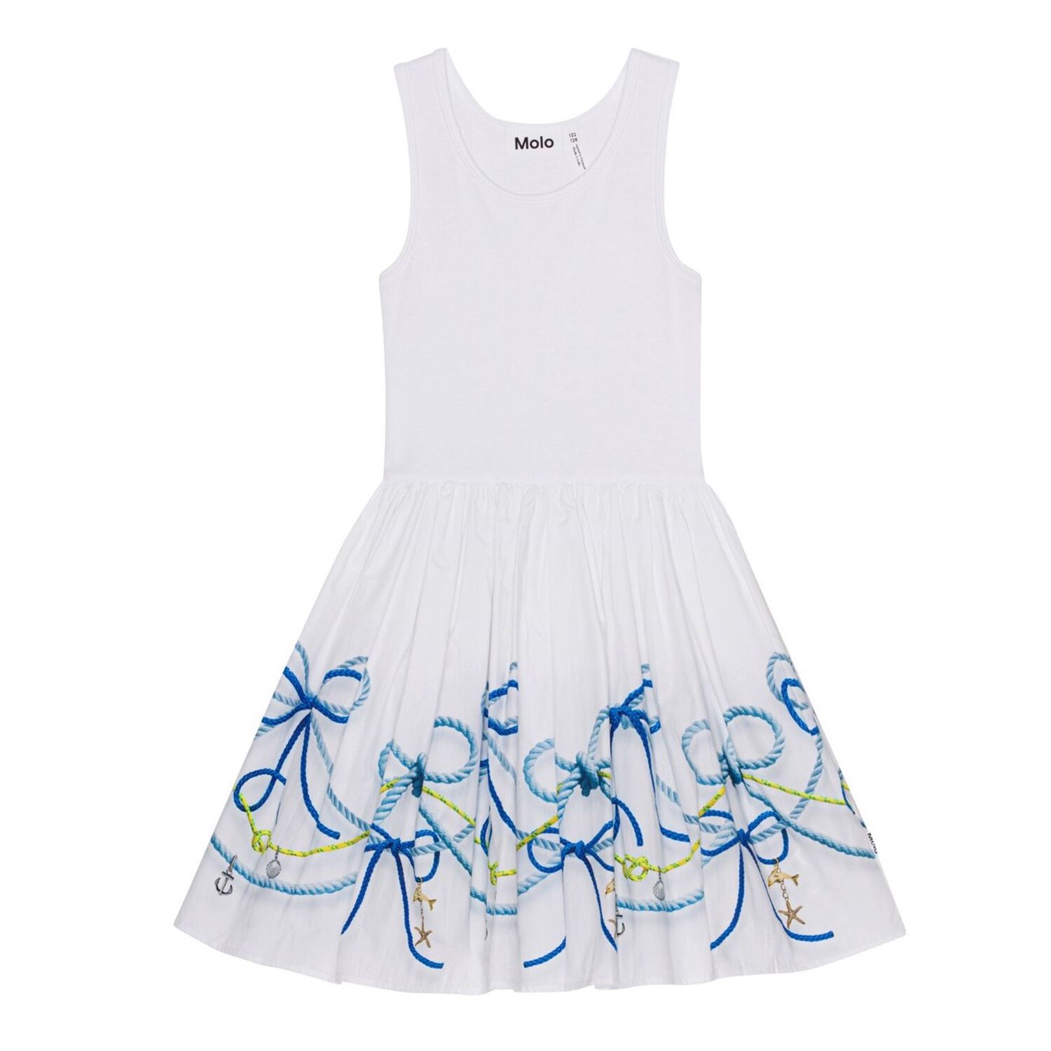 MOLO Girls White Cassandra Rope Dress | Junior Couture USA