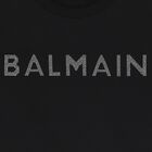 Boys Black & Silver Logo T-Shirt, 1, hi-res