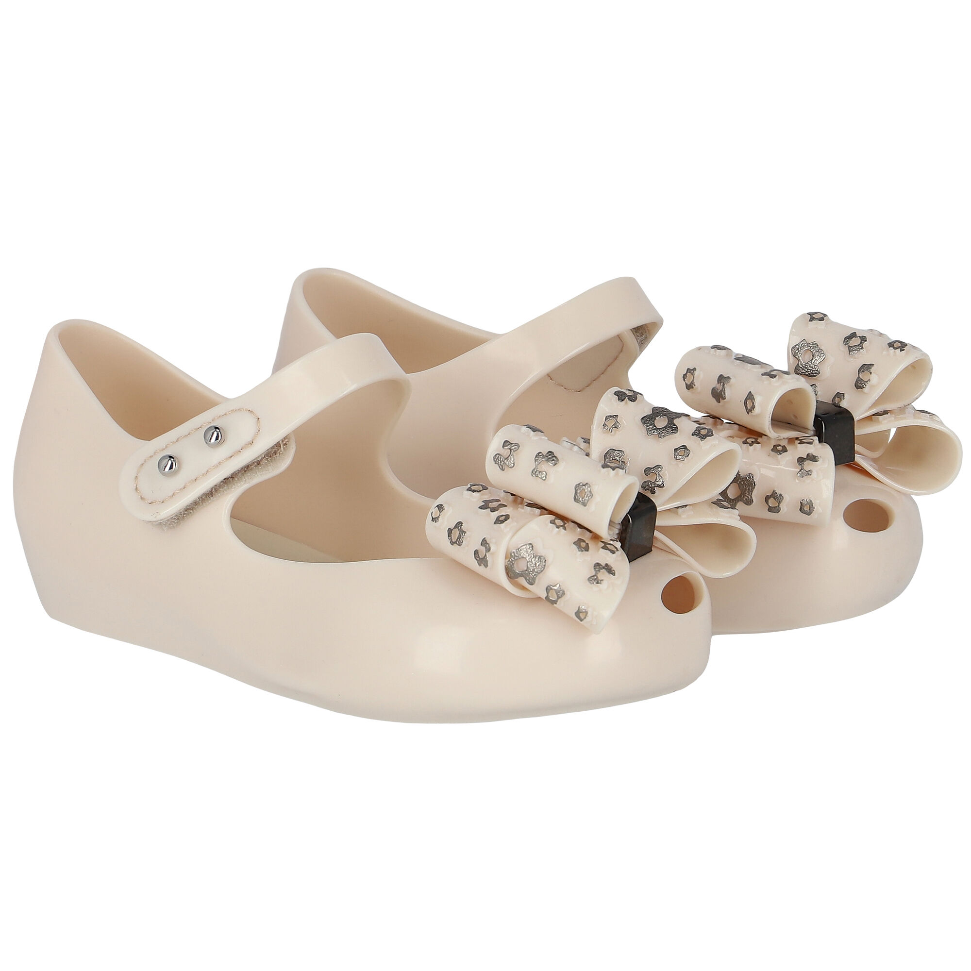 Bow best sale jelly shoes