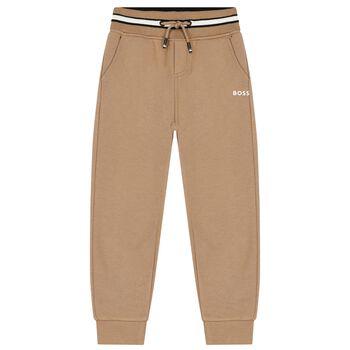 Boss Baby Boys Pants In Light Beige