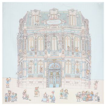 Blue Chateau Swaddle Carré Blanket