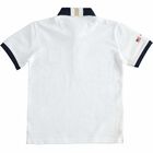 Boys White Cotton Polo Shirt, 1, hi-res