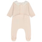 Baby Girls Pink & White Logo Babygrow Gift Set, 1, hi-res