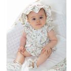 Baby Girls Ivory Liberty Print Floral Romper, 1, hi-res