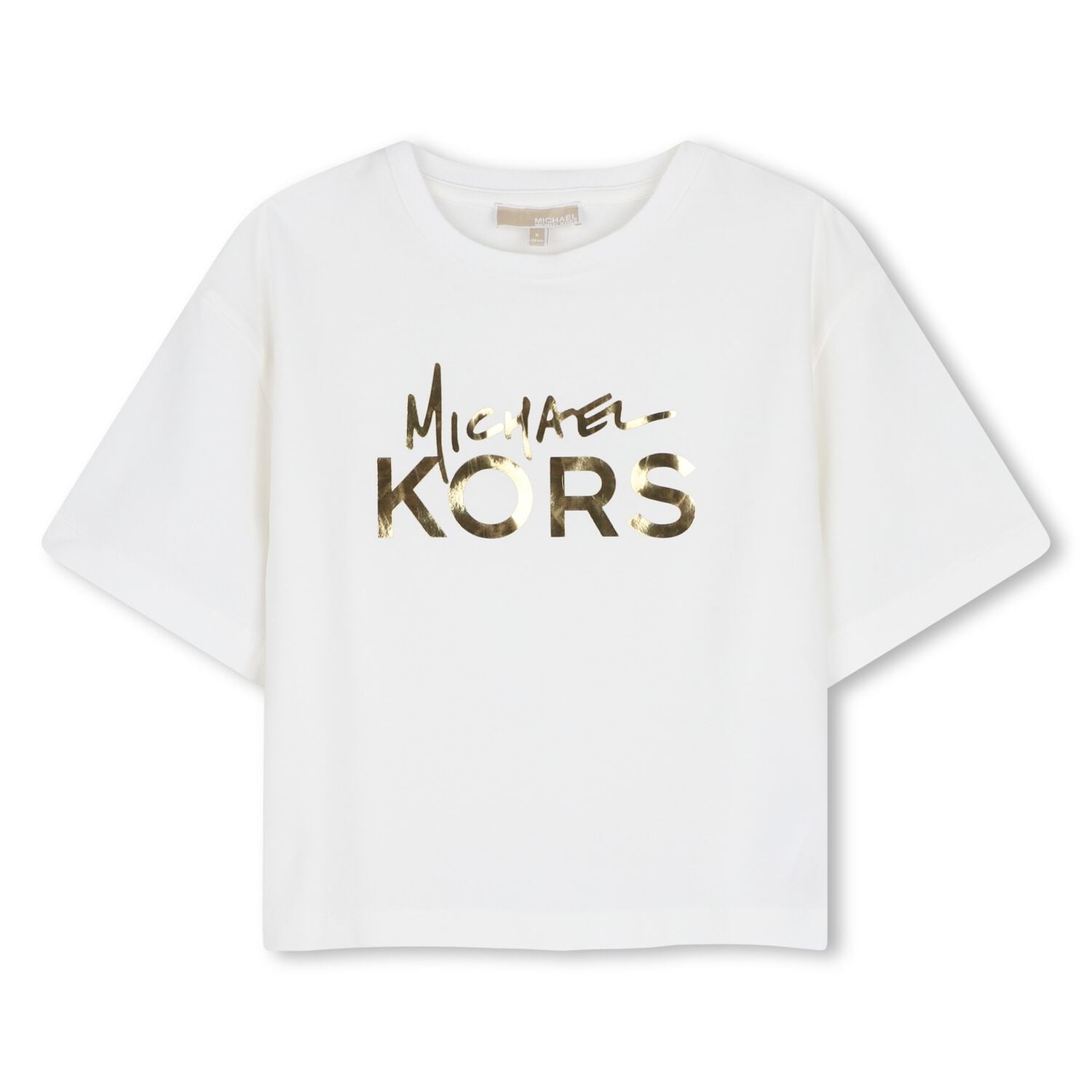 Girls Ivory Logo T-Shirt, 1, hi-res