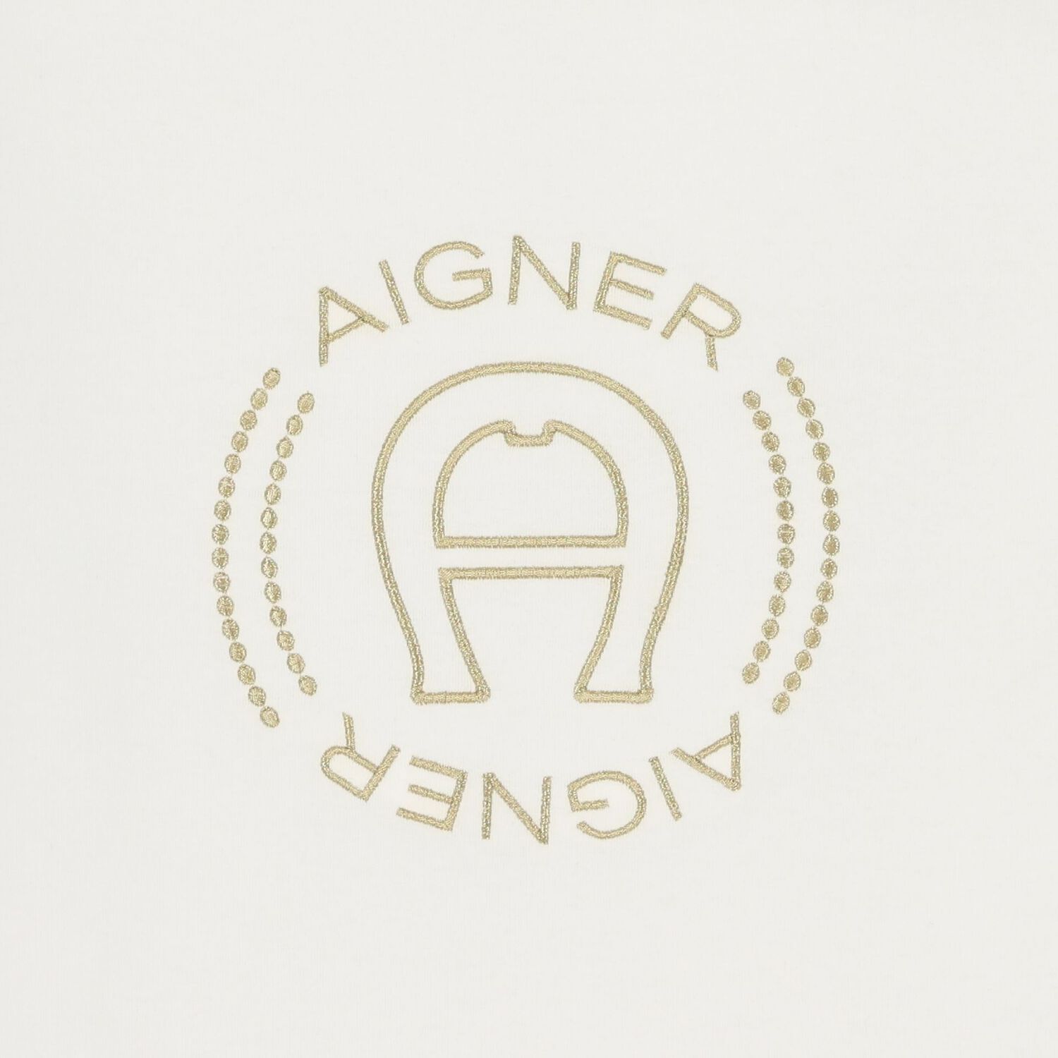 مدس بالشعار باللون العاجى والذهبي , 1, hi-res