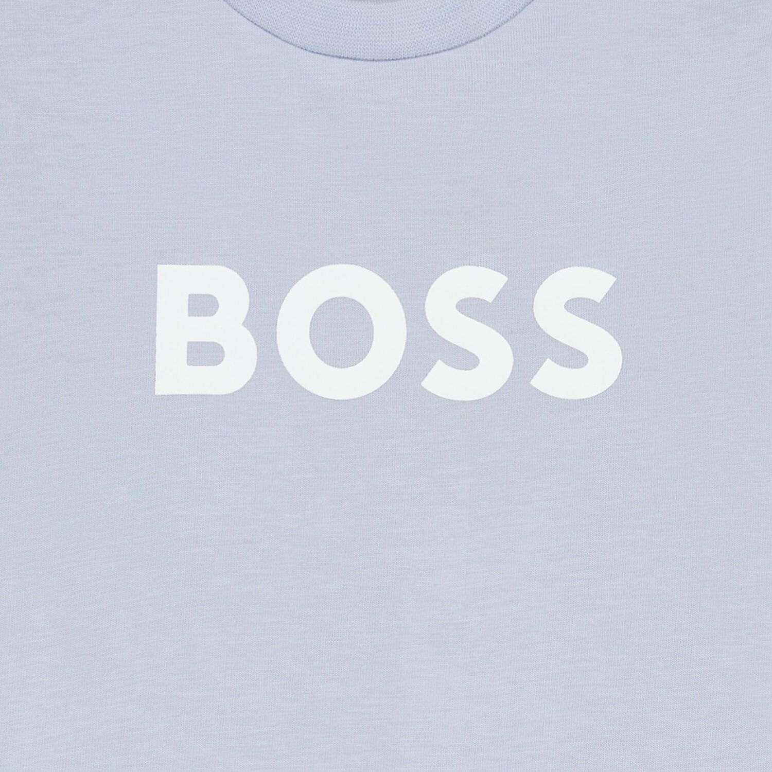 Younger Boys Mini Me Blue Logo T-Shirt, 11, hi-res