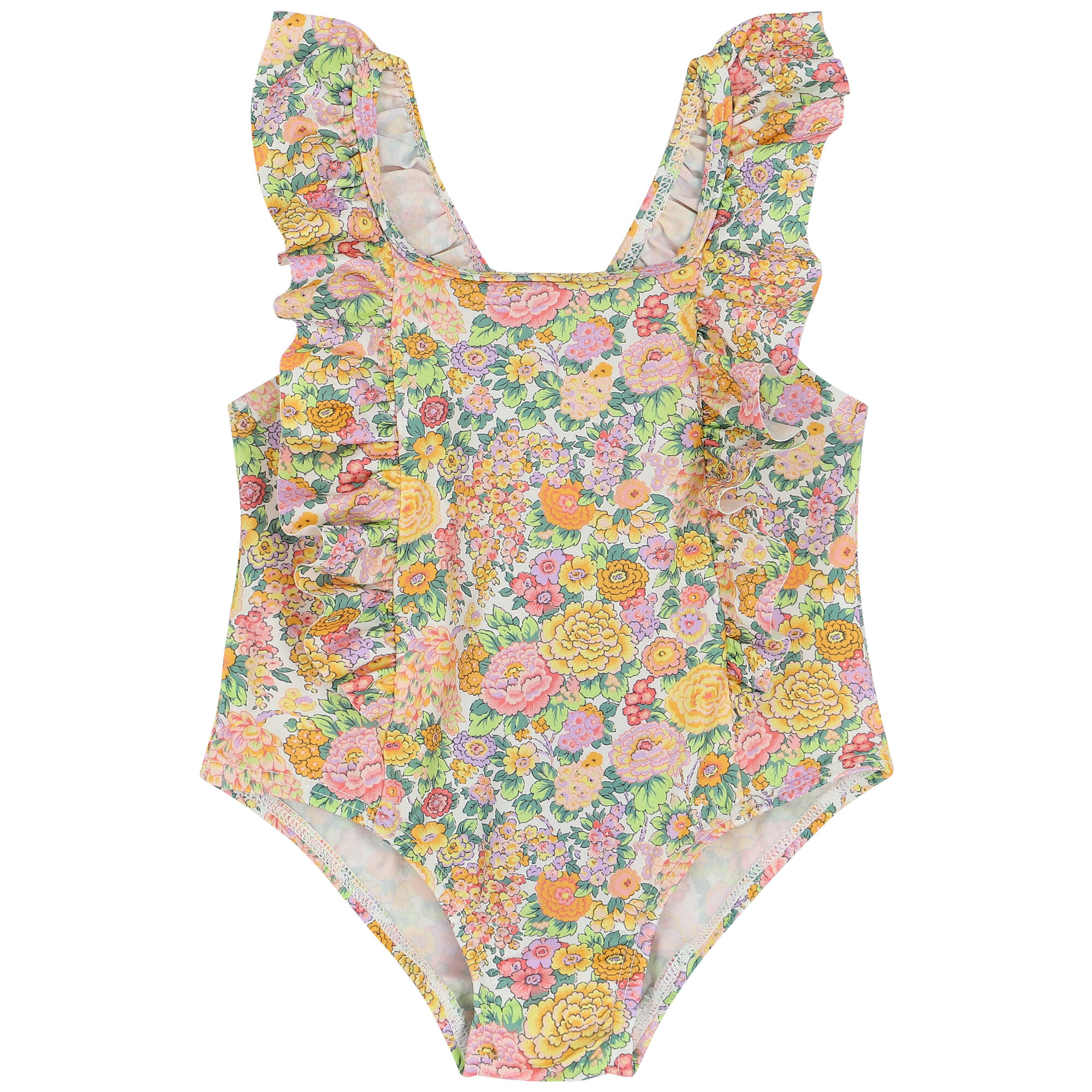 Baby girl yellow swimsuit top