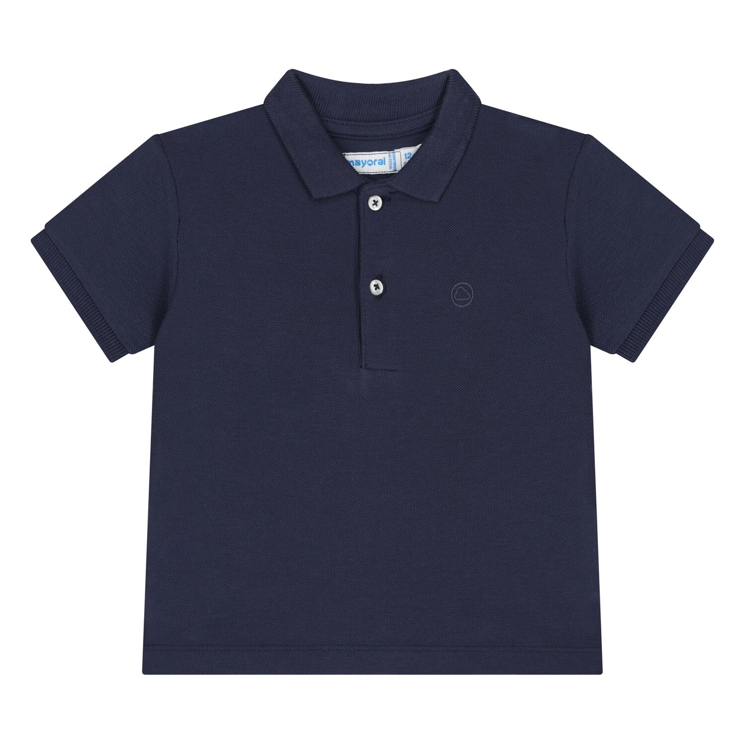 Younger Boys Navy Logo Polo Shirt, 4, hi-res image number null