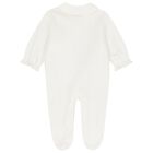 Baby Girls Ivory & Pink Floral Babygrow Gift Set , 1, hi-res