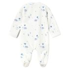 Baby Boys Ivory & Blue Balloon Babygrow, 2, hi-res