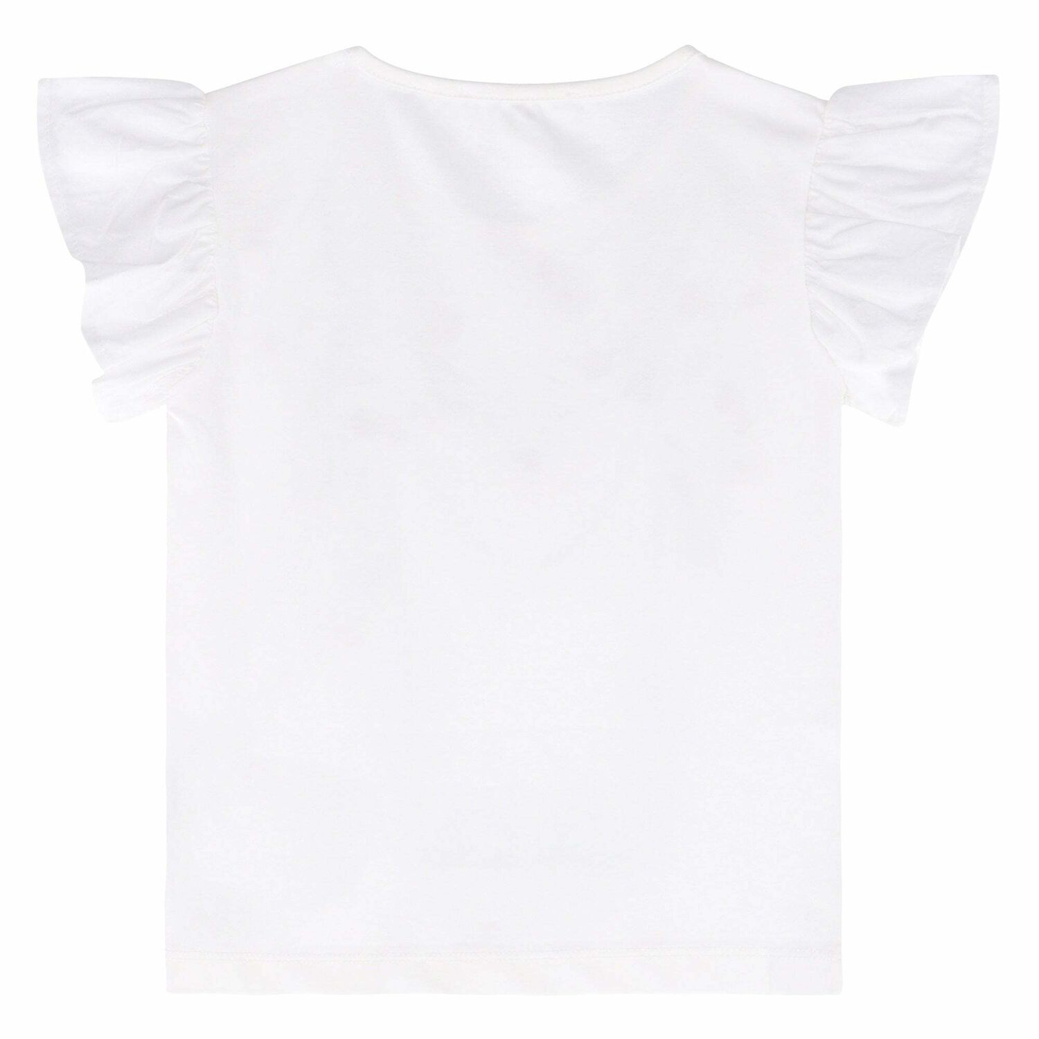 Girls White Printed Tops, 1, hi-res image number null