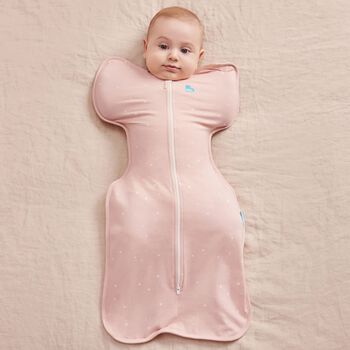 Baby Girl Pink Logo Star Swaddle Up