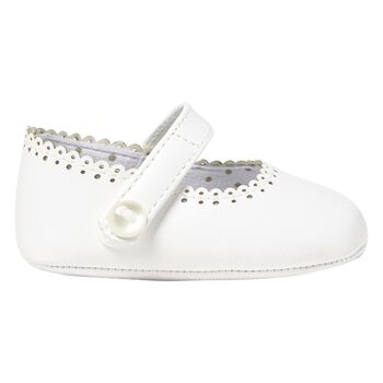 Baby Girls White Pre Walker Shoes