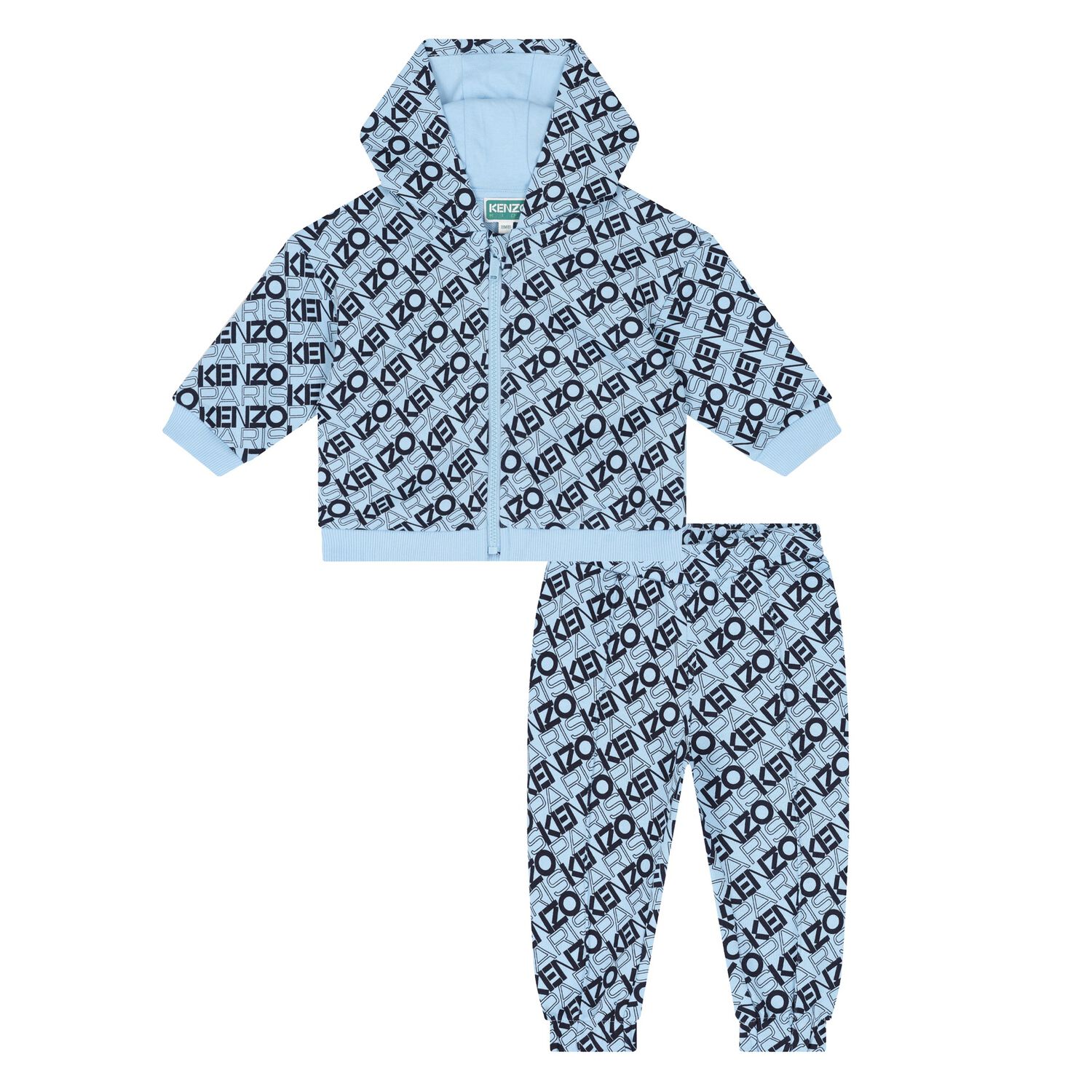 Younger Boys Blue Logo Tracksuit, 1, hi-res image number null