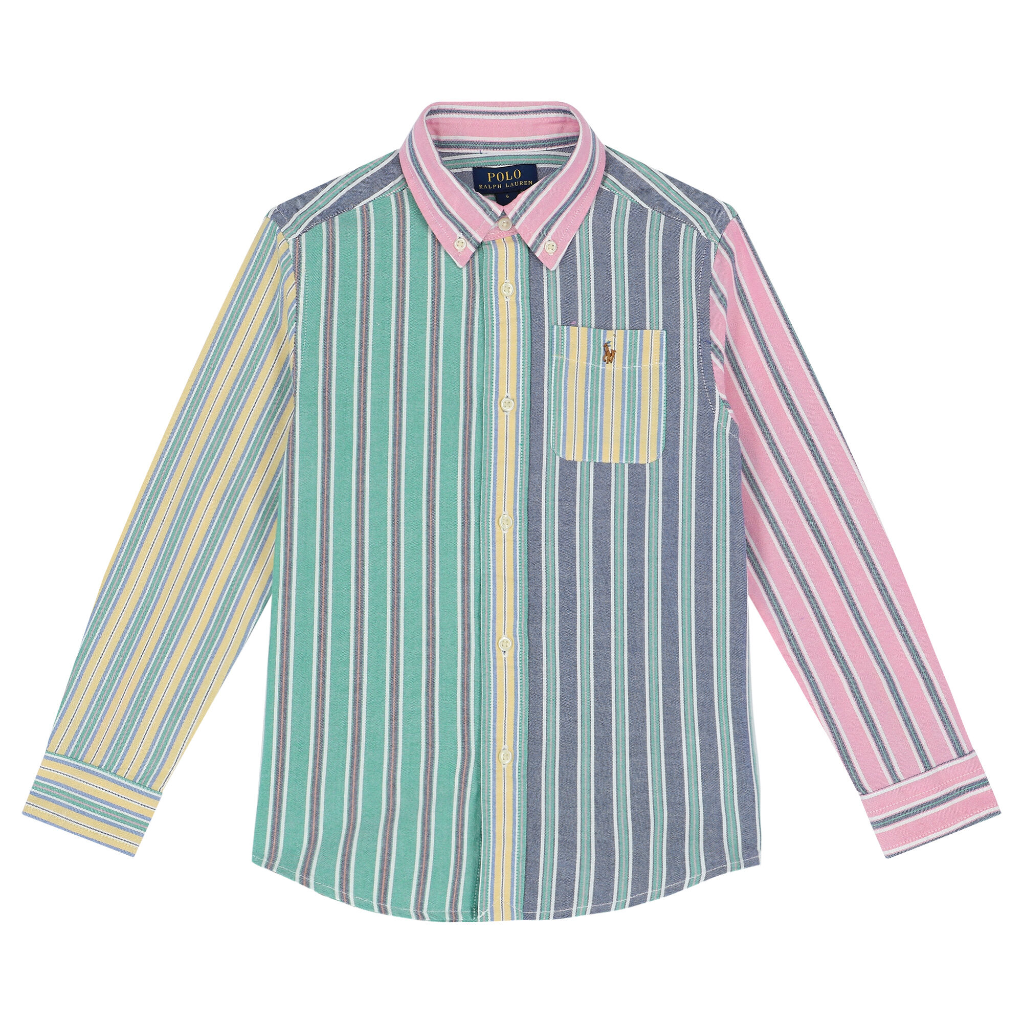 Ralph lauren multi stripe shirt clearance