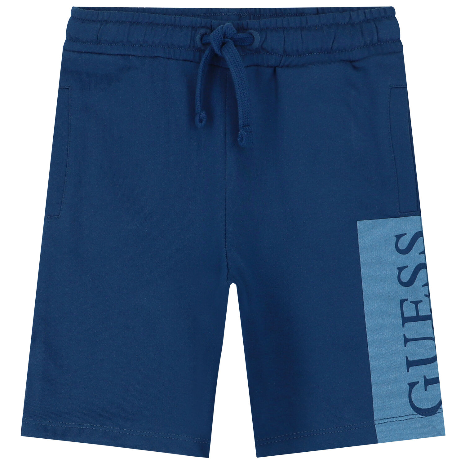 Boys Navy Blue Logo Shorts, 2, hi-res image number null