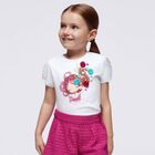 تيشيرت بنات باللون الأبيض, 2, hi-res