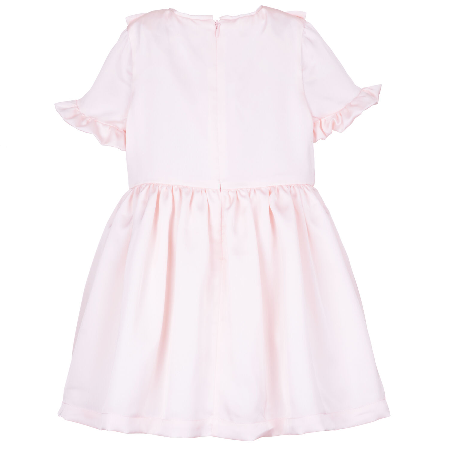 Girls Pink Satin Dress, 1, hi-res image number null