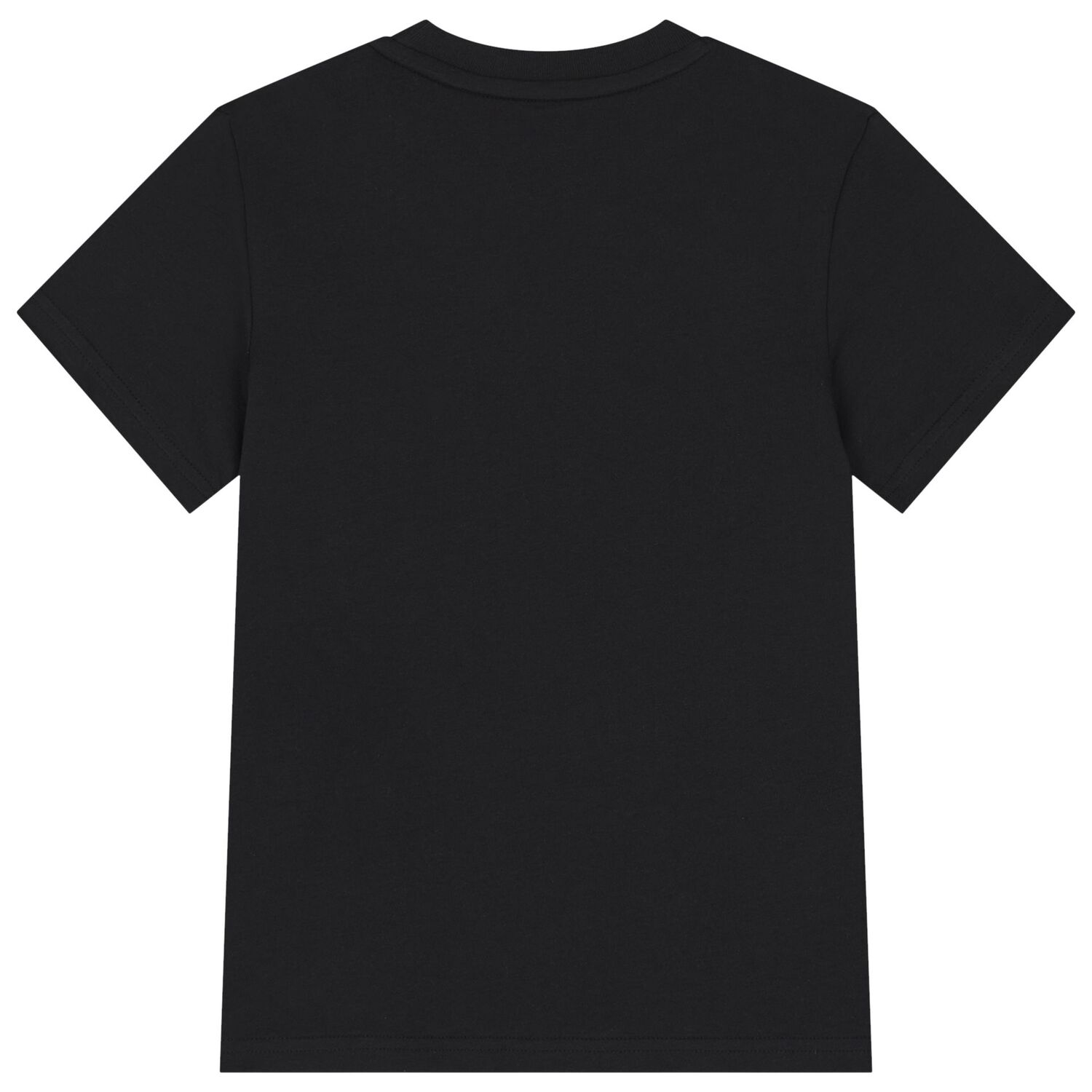 Girls Black Logo T-Shirt, 1, hi-res