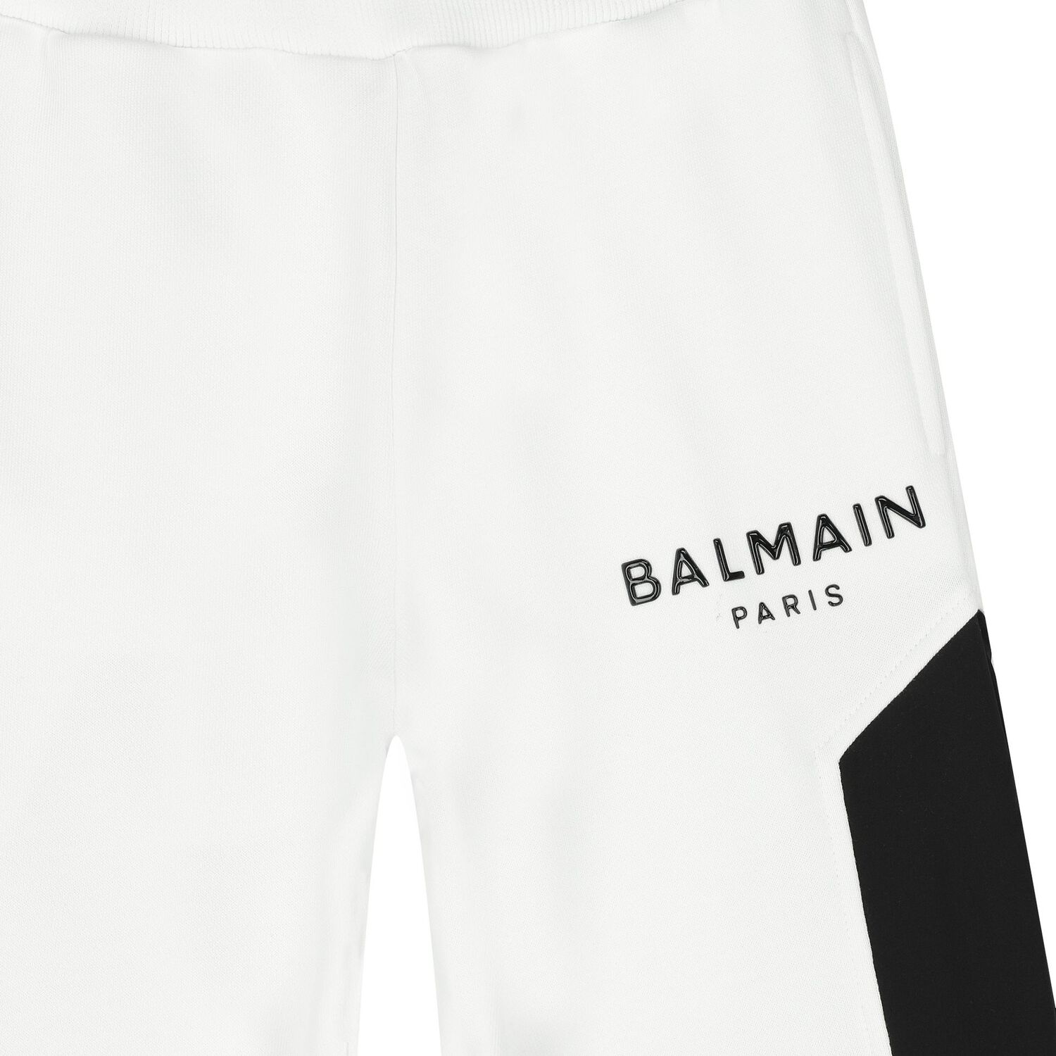 White & Black Logo Joggers, 1, hi-res image number null