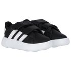 حذاء رياضي جراند كورت باللون الأبيض والأسود, 1, hi-res