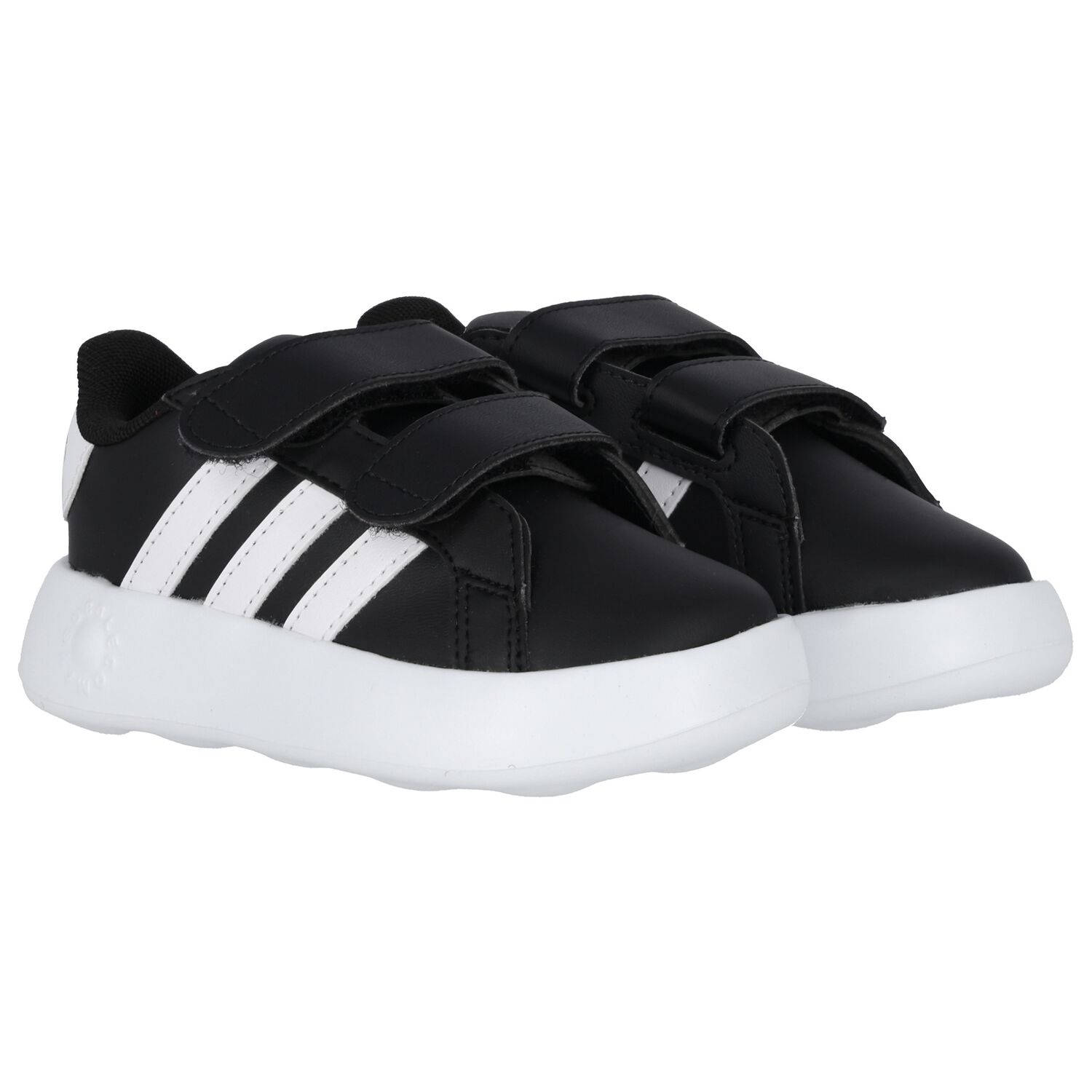 حذاء رياضي جراند كورت باللون الأبيض والأسود, 1, hi-res