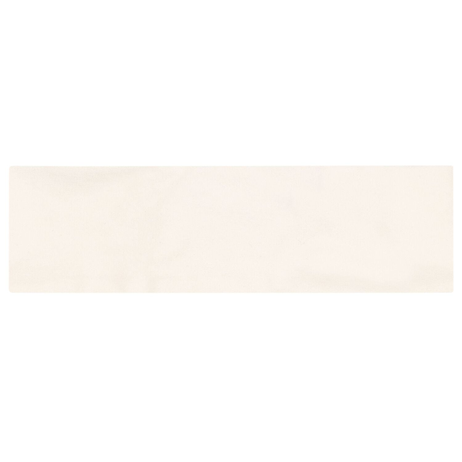 Baby Girls Ivory & Gold Bow Logo Headband, 1, hi-res