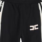 Girls Black Logo Joggers, 1, hi-res