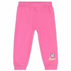 Baby Girls Pink Logo Tracksuit, 1, hi-res