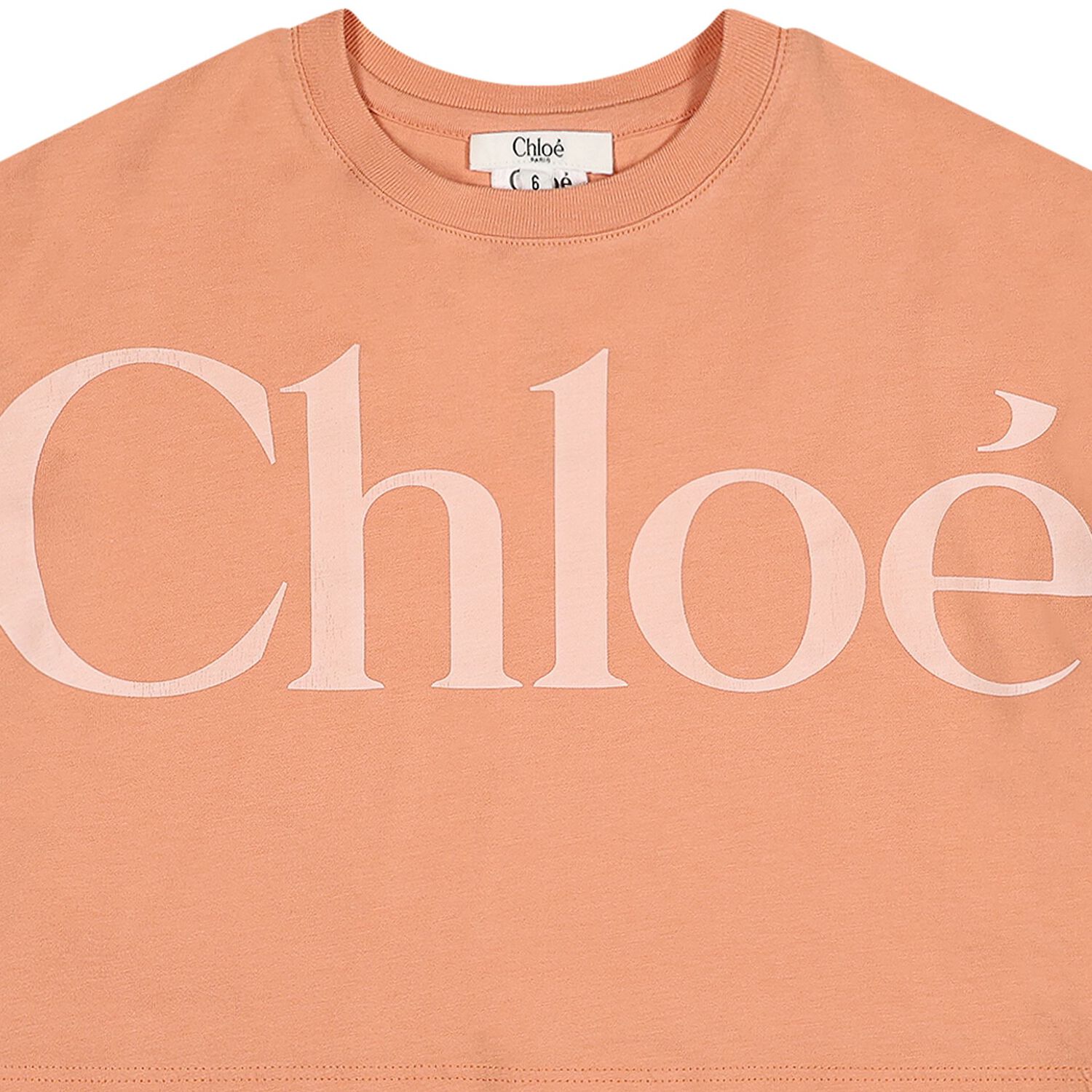 Girls Mini Me Orange Logo T-Shirt, 2, hi-res