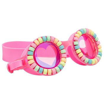 Girls Pink Candy Swimming Goggles