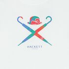 Boys White Logo T-Shirt, 1, hi-res