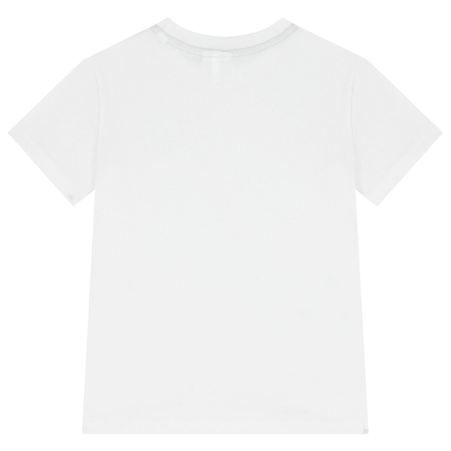 Boys White Logo T-Shirt, 1, hi-res