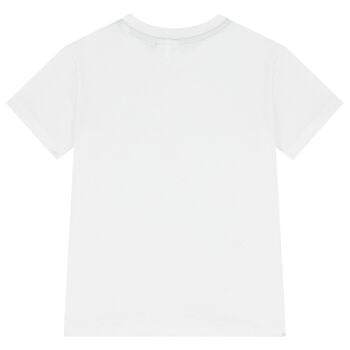 Boys White Logo T-Shirt