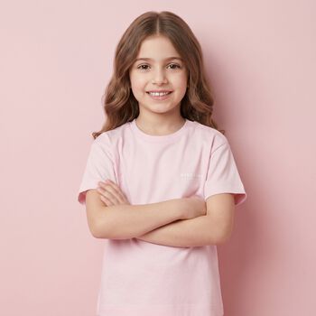 Younger Girls Pink Logo T-Shirt