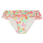 Girls White & Pink Floral Bikini, 1, hi-res