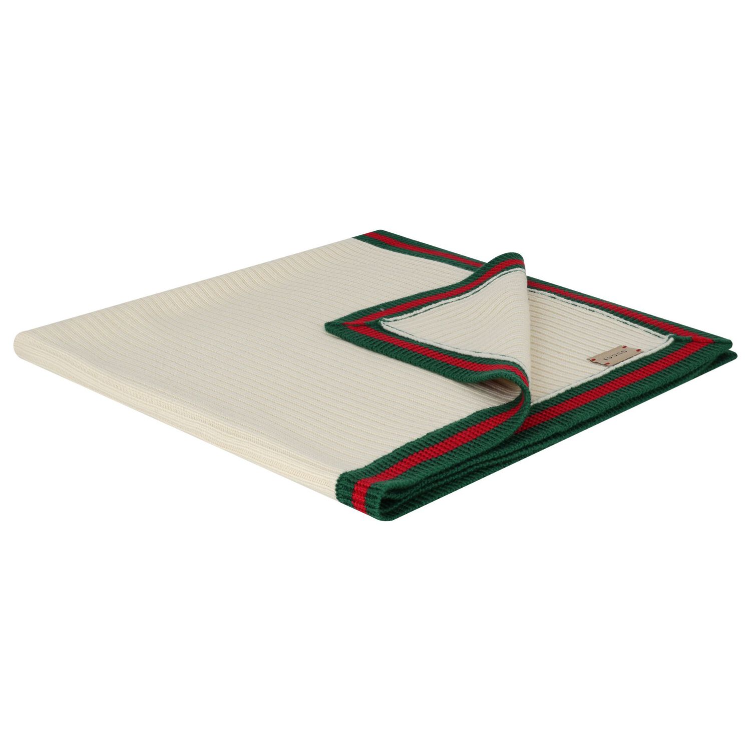 بطانية مخططة  منسوجة باللون البيج , 1, hi-res